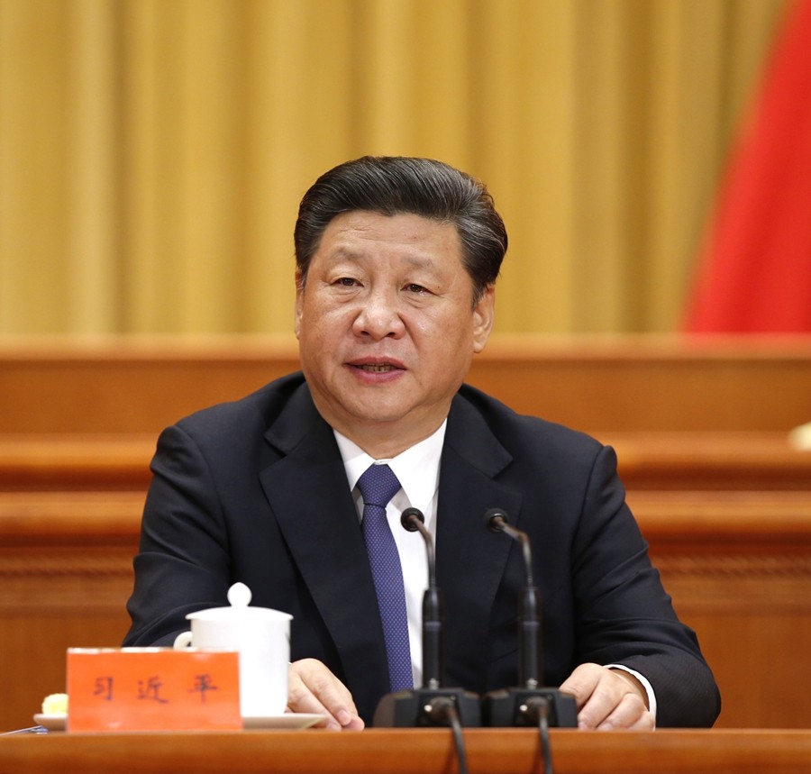 5月30日,全国科技创新大会、中国科学院第十八次院士大会和中国工程院第十三次院士大会、中国科学技术协会第九次全国代表大会在北京人民大会堂隆重召开。中共中央总书记、国家主席、中央军委主席习近平发表重要讲话。新华社记者 鞠鹏 摄